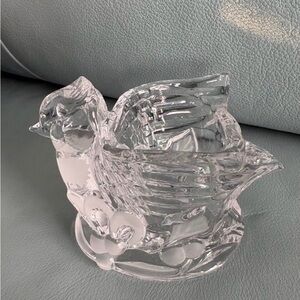 Gorham Crystal Holiday Traditions Cardinal Votive